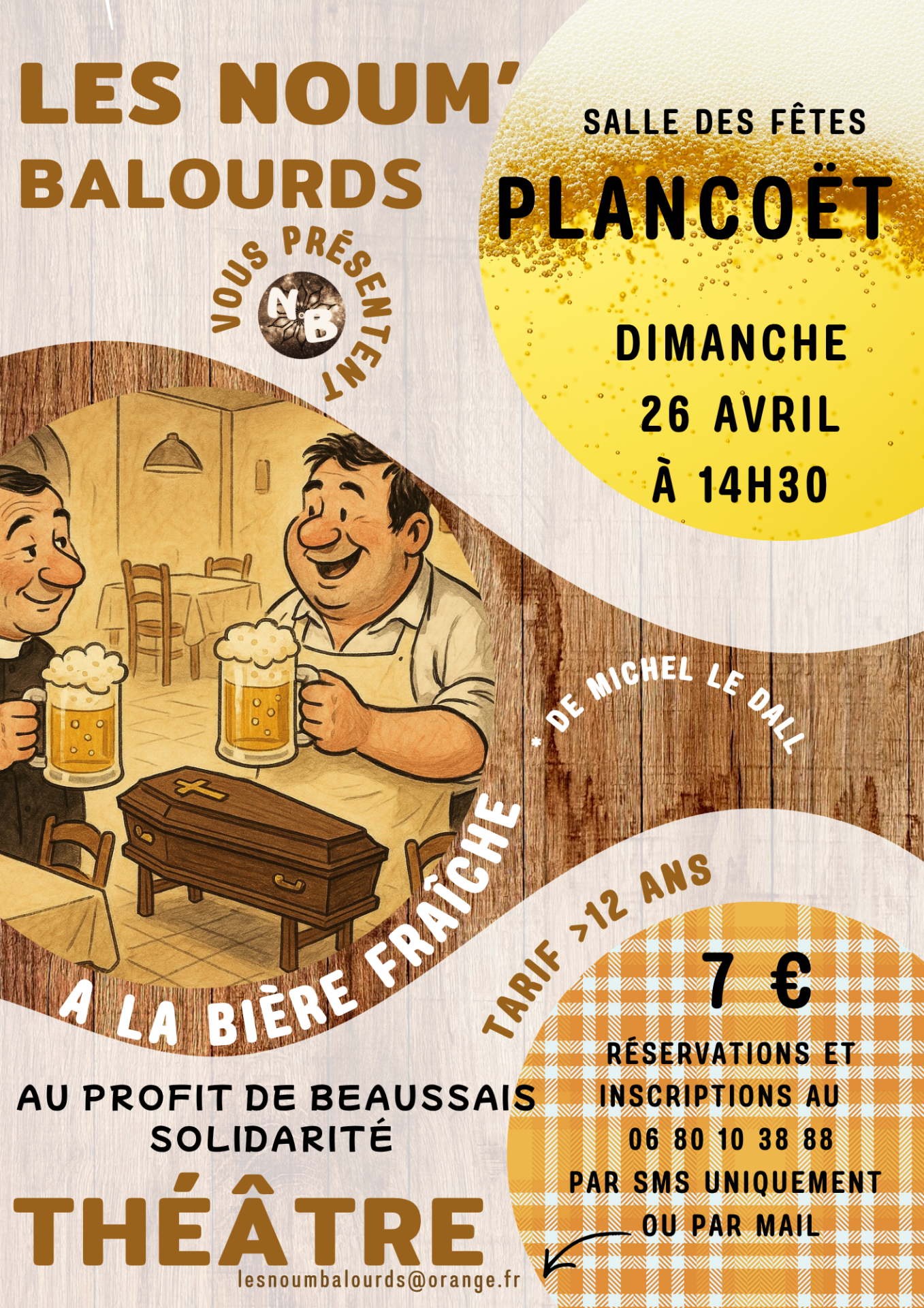 Plancoet a la biere fraiche affiche a4