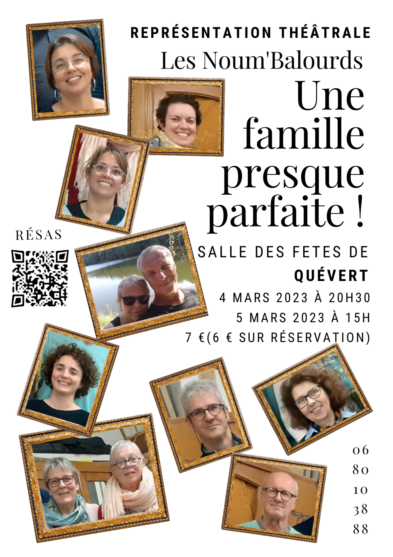 Une famille presque parfaite affiche a4